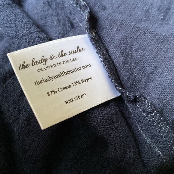 THE LADY & THE SAILOR
MILA DRESS IN navy gauze - Picture 5 of 8